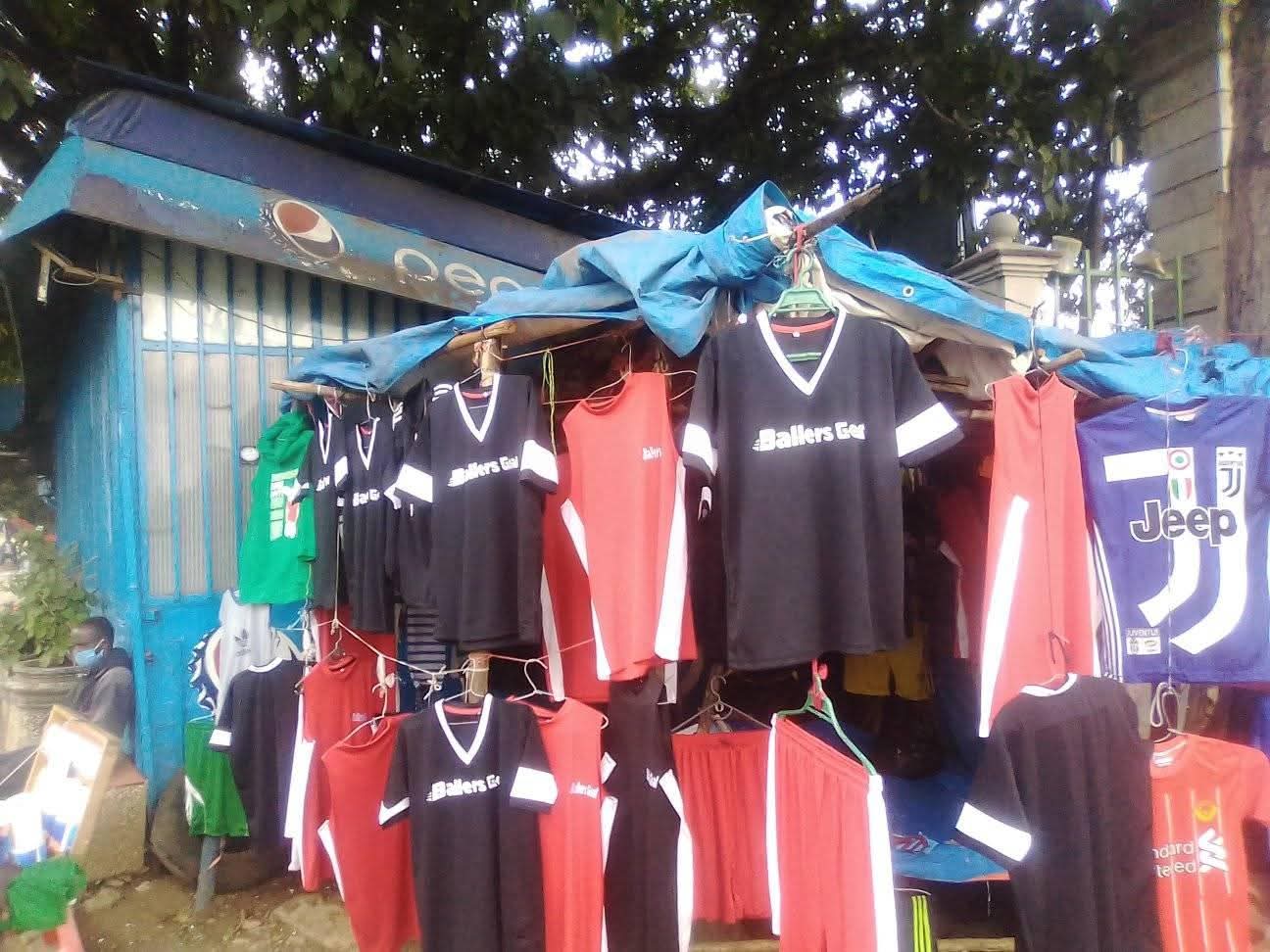 Ballers Gear merchandise displayed during the ground campaign